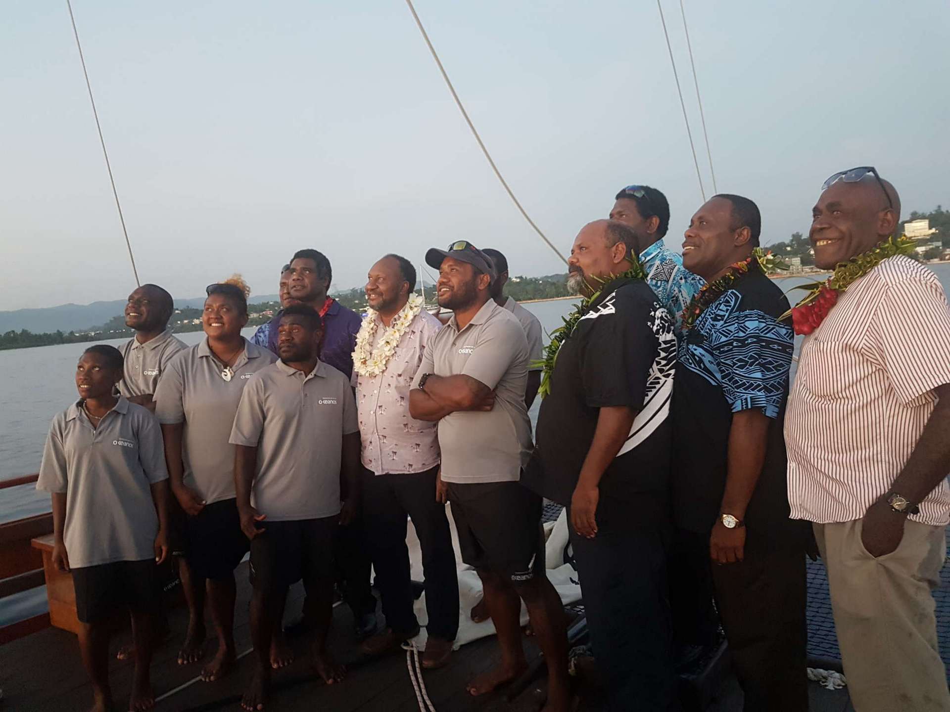 PM Salwai i visit long Okeanos