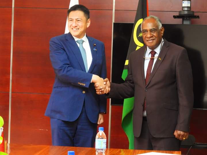 Japan Special Envoy bilateral talks with Vanuatu