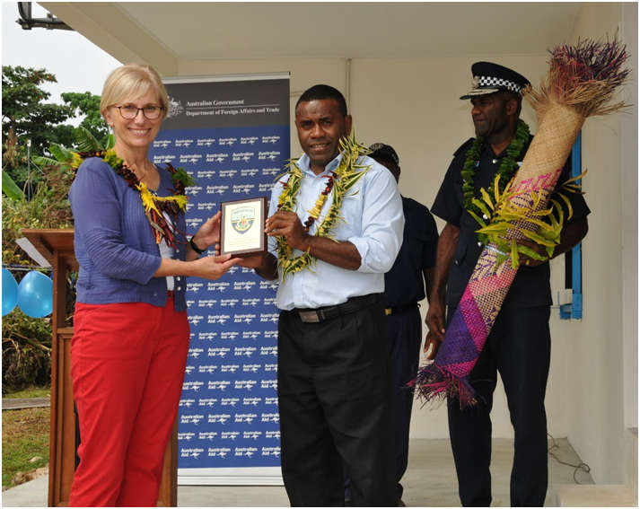 Maisons rénovées pour la police de Vanuatu