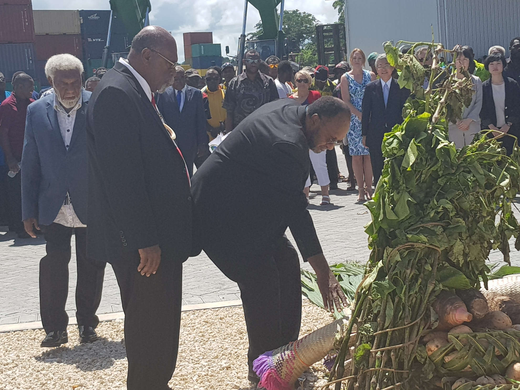 Discours du Premier ministre: port international polyvalent de Lapetasi