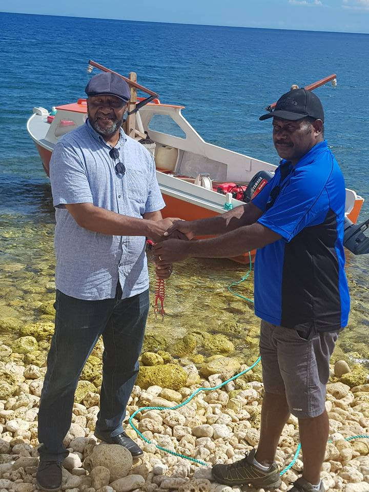 Le PM Salwai avait donné un bateau aux pécheurs de Pentecôte